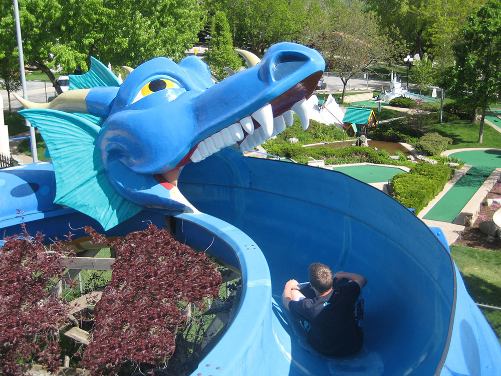 Double Dragons Water Slides at Cherry Hill Water Park, Family Fun Center & Camping Resort