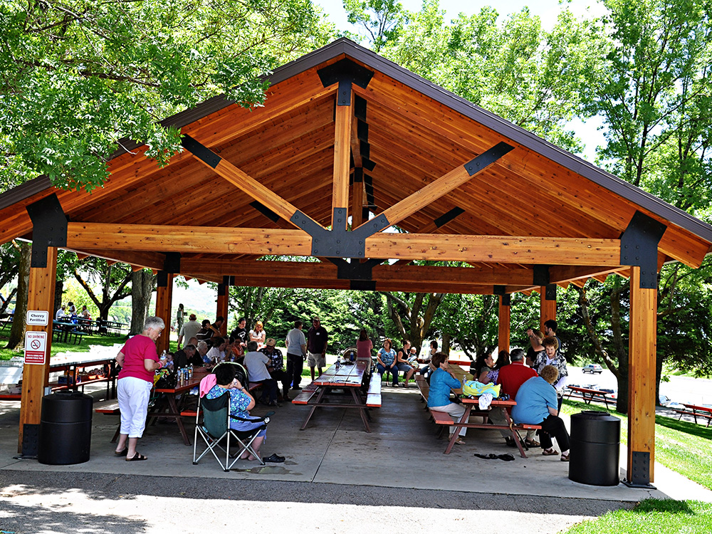 Picnic Pavilion at Cherry Hill Water Park, Family Fun Center & Camping Resort